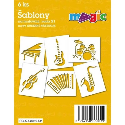 Magic šablony papírové 6 ks sada N VELIKONOCE – Hledejceny.cz