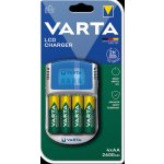 Varta LCD Charger + 4x AA 2600 mAh R2U & 12V & USB 57070201451 – Zboží Živě