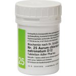 Adler Pharma Schüsslerovy soli Nr. 25 Aurum chloratum natronatum D12 400 tablet – Hledejceny.cz