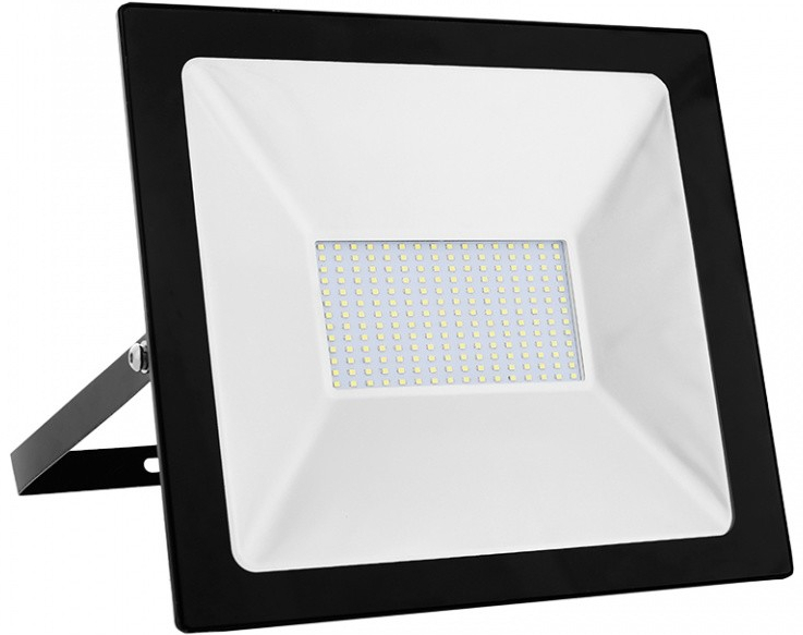 ACA Lighting LED venkovní reflektor Q 150W/230V/6000K/13200Lm/110°/IP66, černý