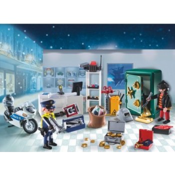 Playmobil 9007 Adventní kalendář Policejní zásah v klenotnictví