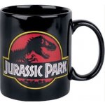 Keramický hrnek Jurský park Logo černý 315 ml – Sleviste.cz
