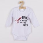 New Baby Body s potiskem Více vlasů než taťka – Hledejceny.cz