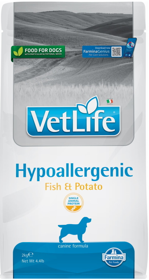 Vet Life Natural Hypo Fish & Potato 2 kg