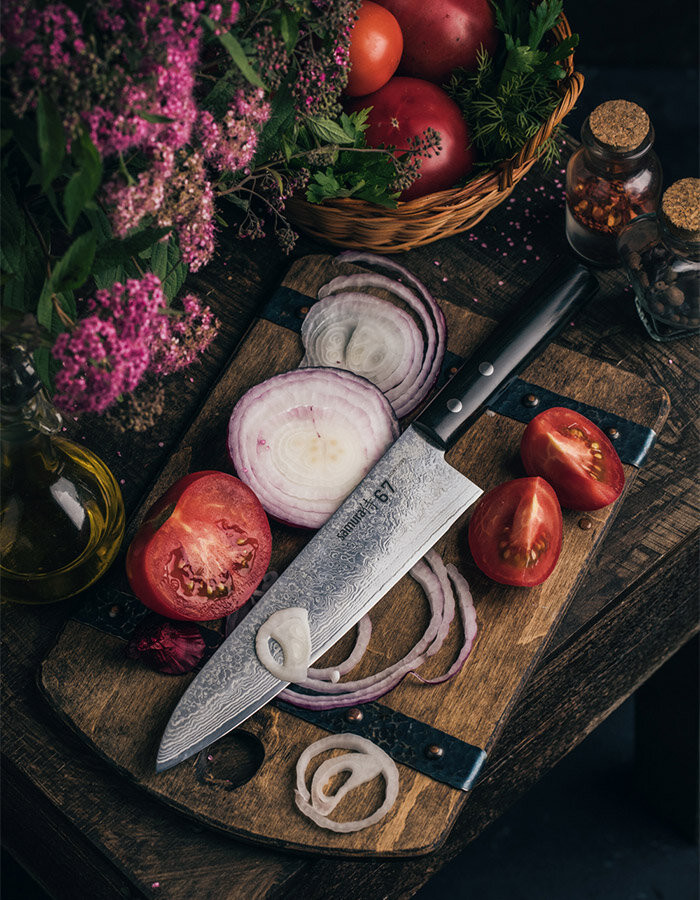 Samura Damascus 67 Kuchyňský nůž evropský šéfkuchař 20,8 cm