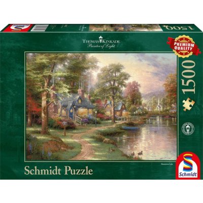 Schmidt Thomas Kinkade Rodné město Hometown Lake 1500 dílků – Zboží Mobilmania