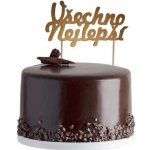 Dortisimo Zápich do dortu zlatý Všechno nejlepší – Zboží Dáma