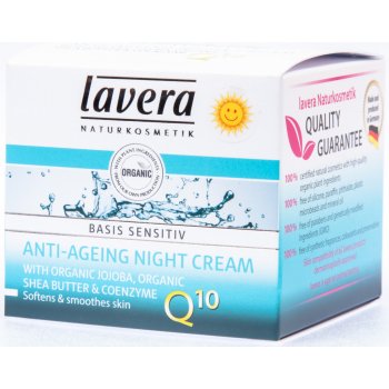 Lavera Basis Sensitiv noční krém Q10 50 ml