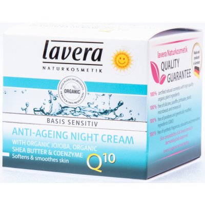 Lavera Basis Sensitiv noční krém Q10 50 ml