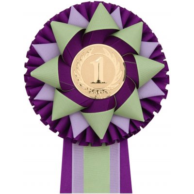 Kokarda třířadá KVĚTINA průměr 13 cm – Zboží Mobilmania