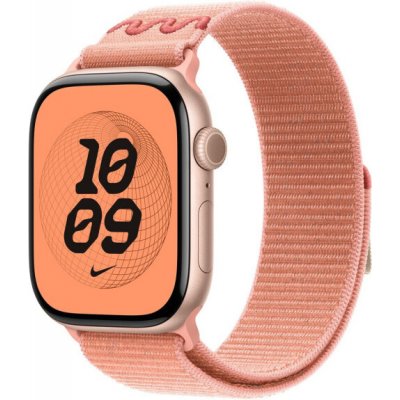 Apple Watch 46mm Alpenglow Pink provlékací sportovní řemínek Nike MGD54ZM/A – Zboží Živě