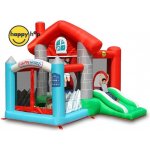 Happy Hop Veselý dům skákací hrad se skluzavkou 2,7m x 2,5m – Zboží Mobilmania