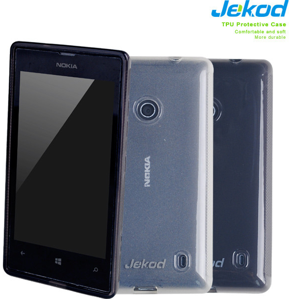 Pouzdro JEKOD TPU Ochranné Nokia Lumia 520 bílé
