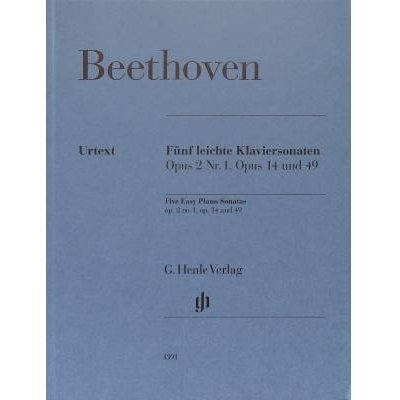 Jednoduché klavírní sonáty skladatele Ludwig van Beethoven