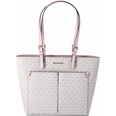 Michael Kors kabelka jet set medium pocket logo vanilla – Hledejceny.cz