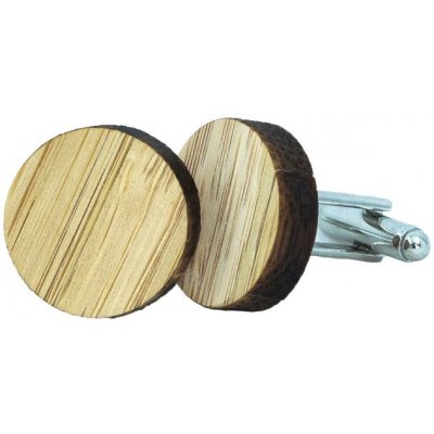 TimeWood dřevěné manžetové knoflíčky kolečka