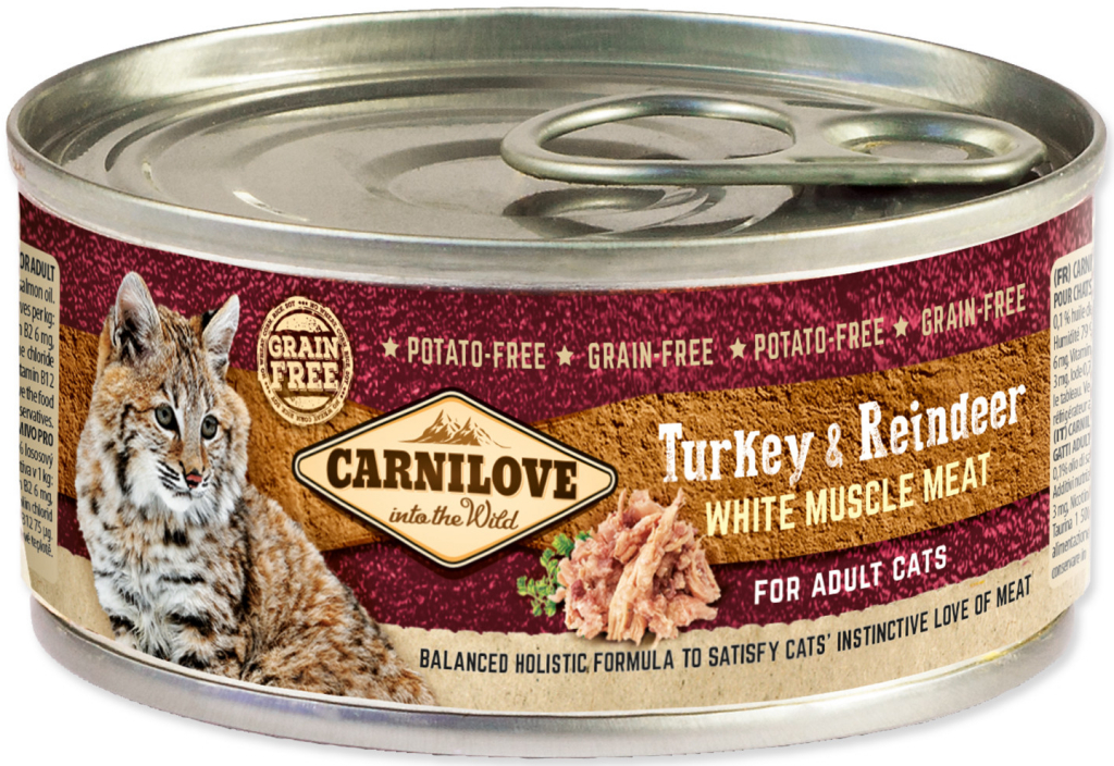 Carnilove White Muscle Meat Turkey&Reindeer Cats 100 g