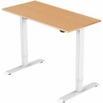 Delso Adjuster 160 x 60 cm bílý / buk – Zboží Mobilmania