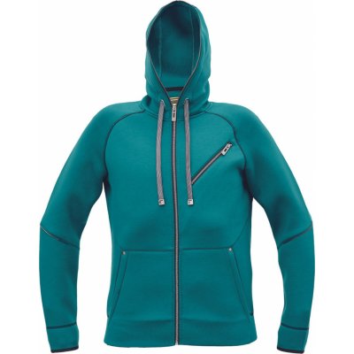 Cerva Neurum pánská mikina petrolejová – Zboží Mobilmania