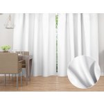 Biante Dekorační závěs TF-027 Bílý bez vzoru - š. 150 cm 150x250 cm – Hledejceny.cz