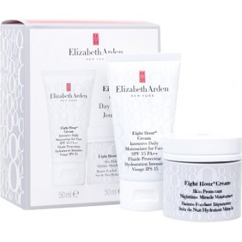 Elizabeth Arden Eight Hour Cream ochranný krém 50 ml + ochranný balzám na rty 14,8 ml + intenzivní krém na ruce 30 ml dárková sada