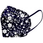 Nanolion Mask Český ultratenký Nano respirátor supreme protection FFP2 Modré Kytky 5 ks – Zboží Dáma