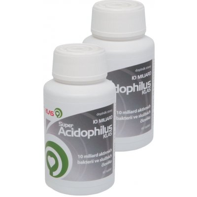 Klas Super Acidophilus 10 miliard 2 x 40 tablet – Hledejceny.cz