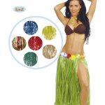 Rubies USA Havajská sukně mix barev 75 cm dlouhá Barva: přírodní – Zbozi.Blesk.cz