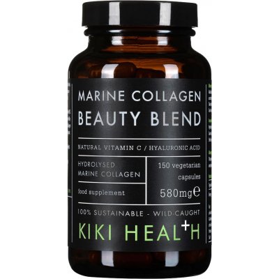 Kiki Health Marine Collagen Beauty Blend, Kolagen typu I, 150 rostlinných kapslí