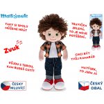 Panáček Matýsek měkké tělo 37 cm na baterie česky mluvící oranžový – Sleviste.cz