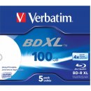 Verbatim BD-R XL 100GB 4x, jewel, 5ks (43789)