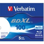 Verbatim BD-R XL 100GB 4x, jewel, 5ks (43789) – Zboží Mobilmania