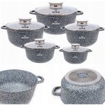 Zilner Sada titanových hrnců ZL 7055A MRAMOR INDUKCE 10 ks – Zboží Dáma