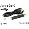 Baterie do e-cigaret Joyetech baterie eGo-C USB passthrough 650mAh Černá