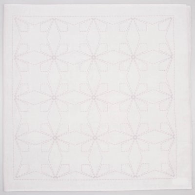 Hana-Fukin sashiko utěrka 34 × 34 cm tessen bílá – Hledejceny.cz