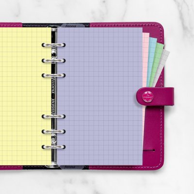 Filofax Pastelové čtverečkované papíry - náplň do diářů – Zboží Mobilmania