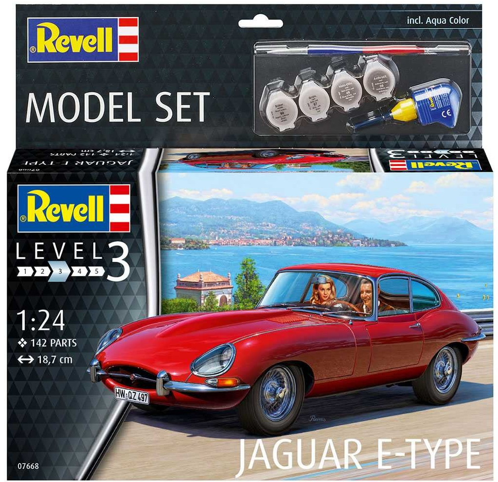Revell Jaguar E Type Coupé Plastic Model Kit auto 07668 1:24
