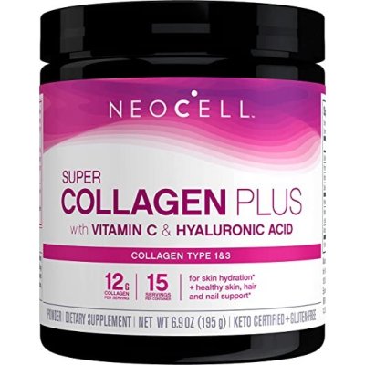 NeoCell Super Collagen Plus s vitamínem C a kyselinou hyaluronovou 195 g – Zboží Mobilmania