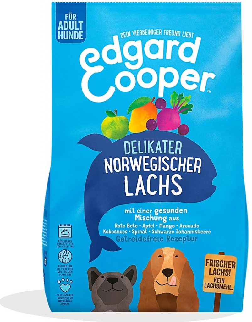 Edgard & Cooper čerstvý norský losos 2 x 12 kg