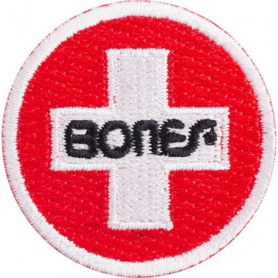 BONES SWISS CIRCLE PATCH SMALL Red 3.5 x 3.5 cm – Hledejceny.cz