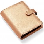 Filofax Saffiano Metallic A7 týdenní 2023 růžově zlatý – Zboží Živě