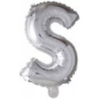 Fóliový Balónek písmeno H stříbrné