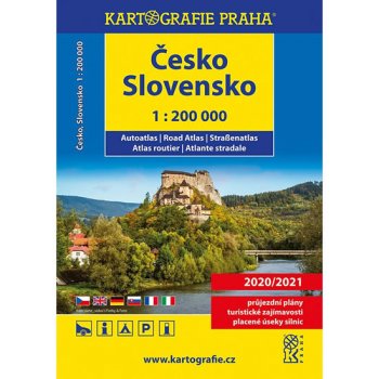 Česko Slovensko – autoatlas 1 : 200 000