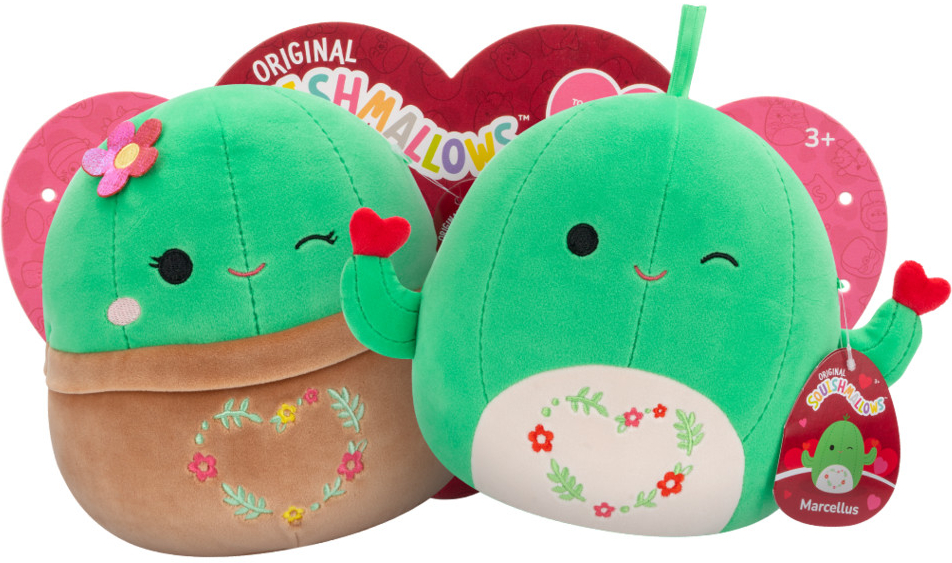 Squishmallows 1+1 Kaktus Shadi a Marcellus