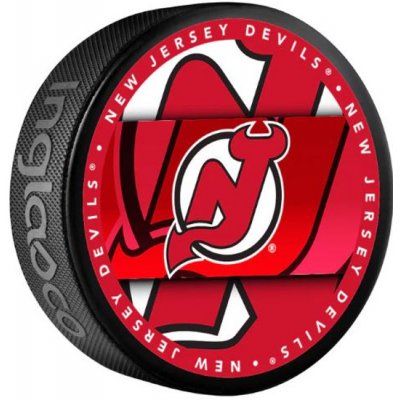 Inglasco / Sherwood Fanouškovský puk NHL Medallion Blister New Jersey Devils – Zboží Dáma