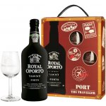 Royal Oporto Tawny 19% 0,75 l (dárkové balení 2 sklenice) – Zboží Dáma