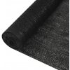 Stínící textilie vidaXL Stínící tkanina černá 2 x 50 m HDPE 150 g/m²