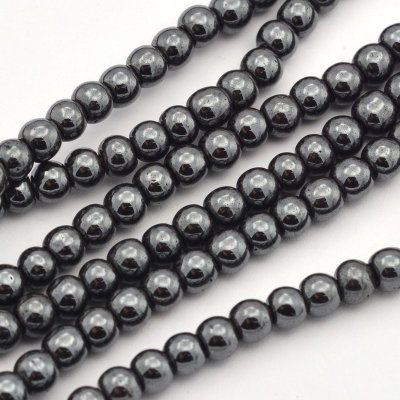 Hematit 4mm šňůra (98 - 102 korálků) – Sleviste.cz