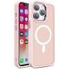 Pouzdro a kryt na mobilní telefon Apple MG Color Matte MagSafe iPhone 15, růžové