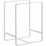 YAMAZAKI Tower stojan na pokličky a pánve bílá 16 cm, 20 cm, 11.5 cm – Zboží Dáma